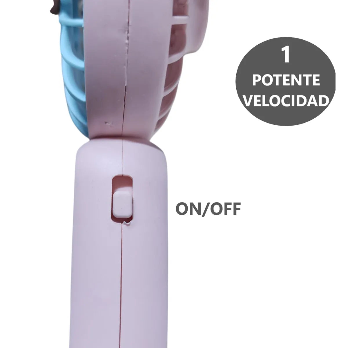 Potente Mini Ventilador portátil 1 velocidad
