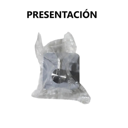 Kit 2 Colgadores de metal con adhesivo