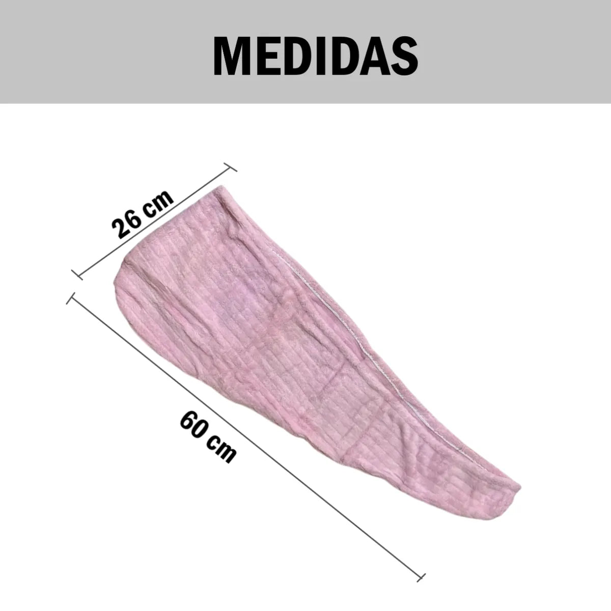 Pack x2 Toallas microfibra absorbente para cabello