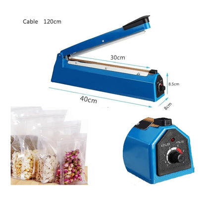Sellador 30 cm eléctrico Máquina Manual de sellado térmico a presión