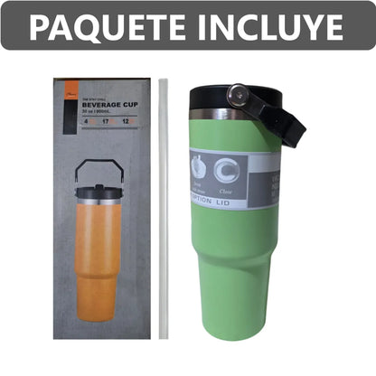 Botella Termo de 900 ml Acero Inoxidable 316 con tapa sorbete
