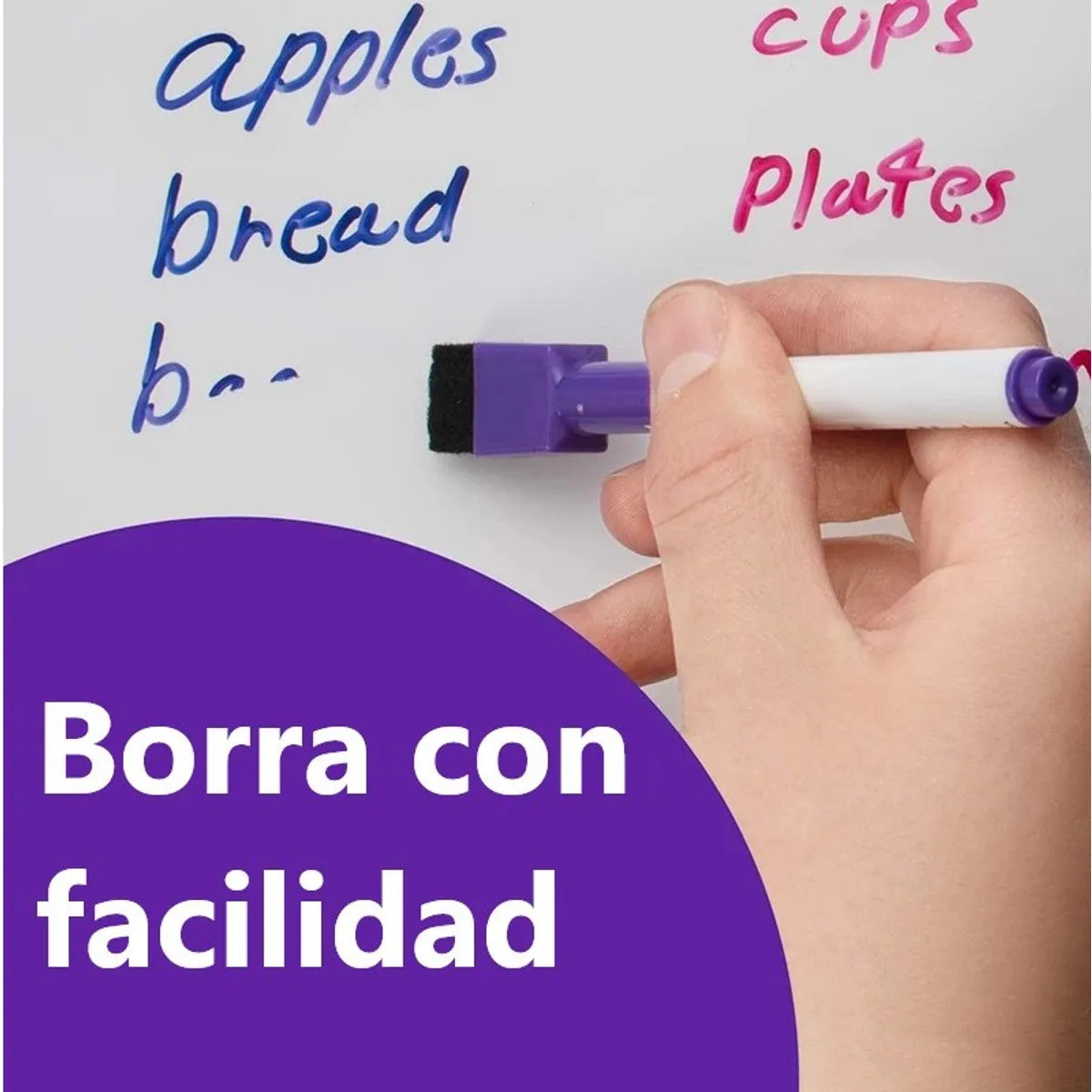 Kit 2 Pizarra blanca doble cara M - 40x30