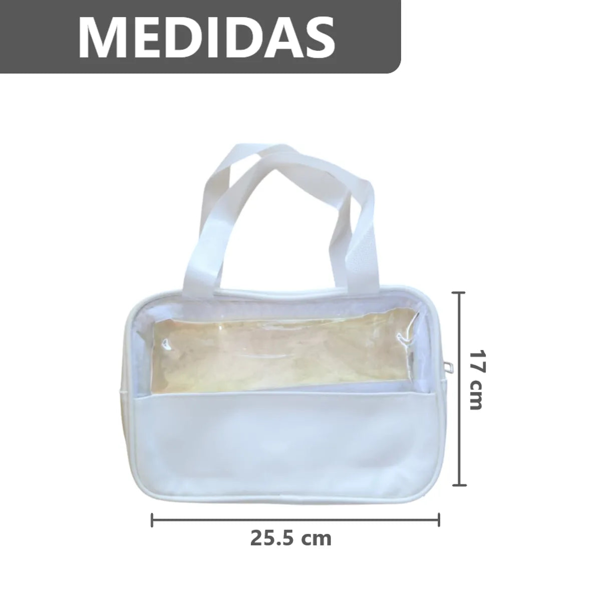 Kit 3 en 1 Bolsas de Maquillaje estuche neceser - 30x20x12 cm