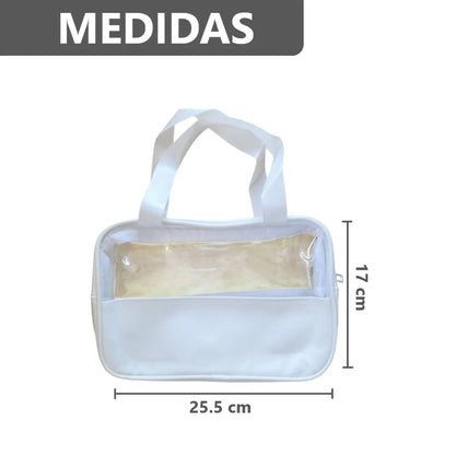 Kit 3 en 1 Bolsas de Maquillaje estuche neceser - 30x20x12 cm