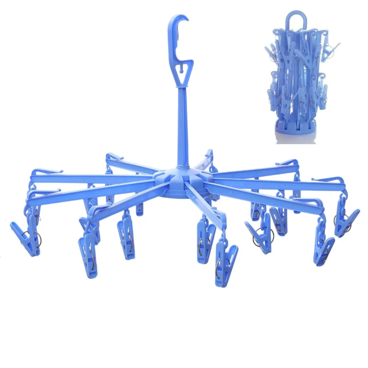 Colgador perchero de ropa con 16 ganchos