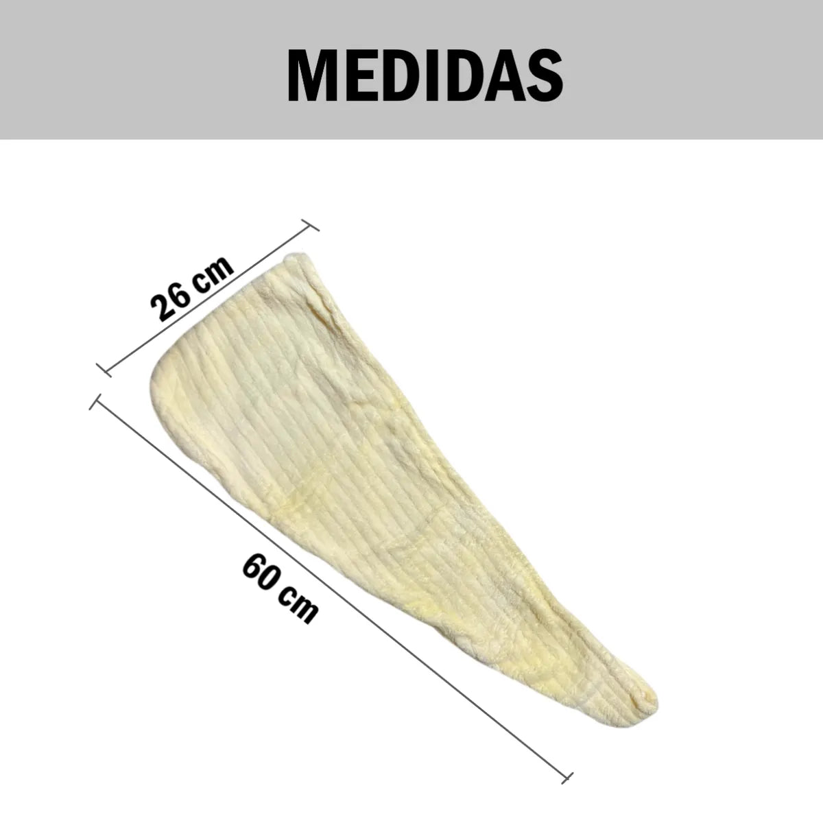 Pack x2 Toallas microfibra absorbente para cabello
