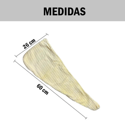 Pack x2 Toallas microfibra absorbente para cabello