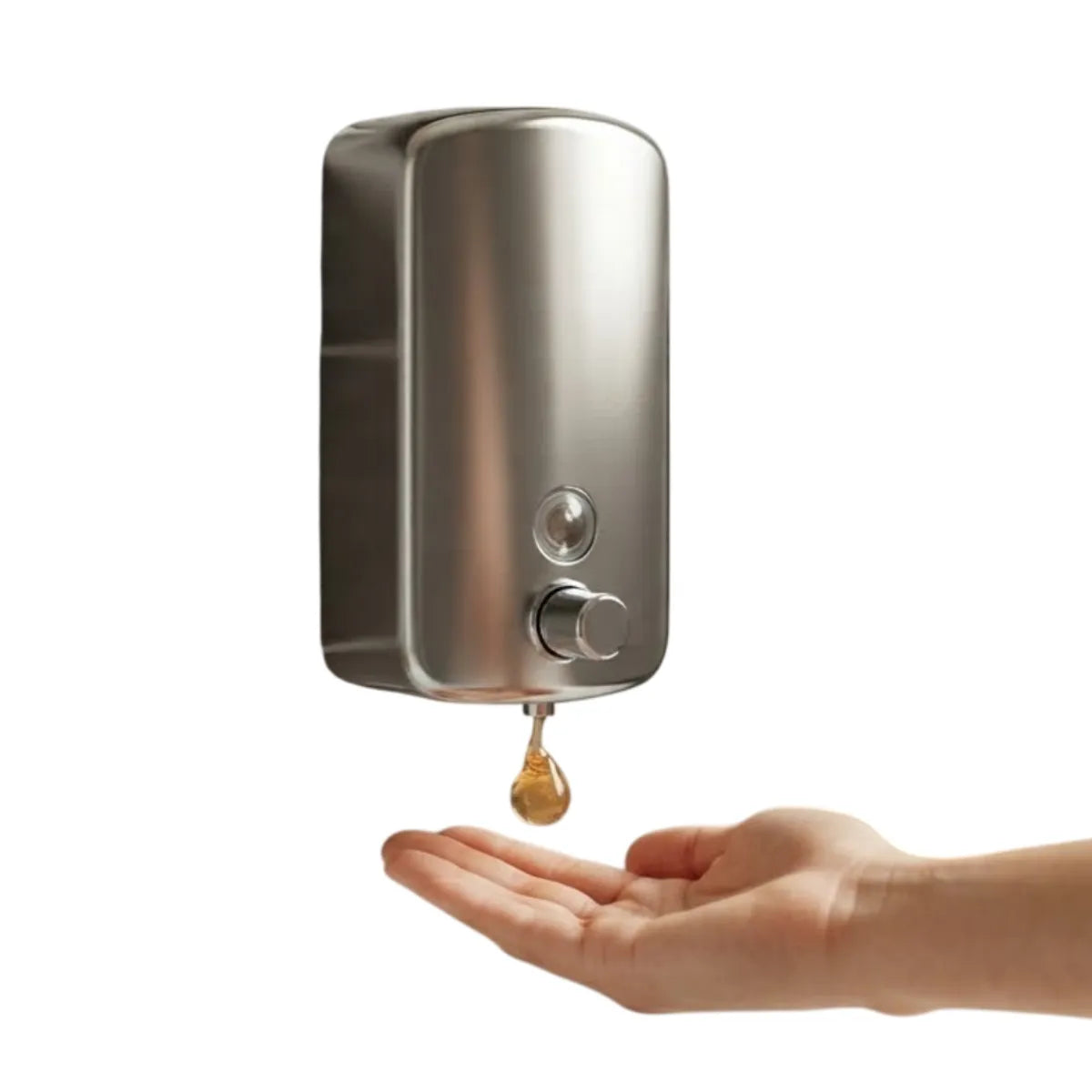 Dispensador de jabón de espuma manual de acero inoxidable de pared - 1000ml