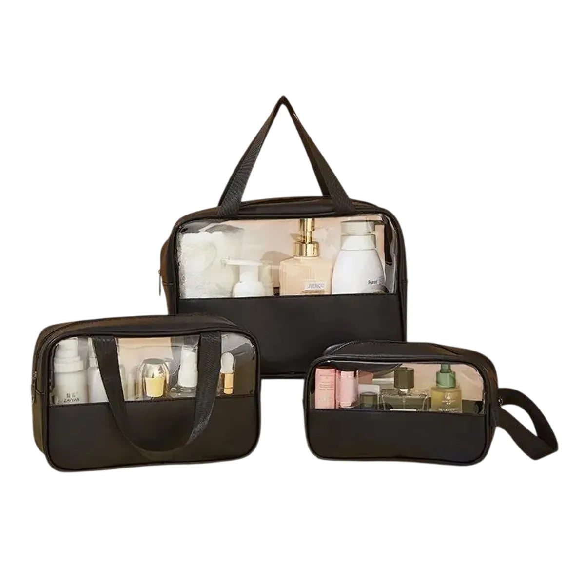 Kit 3 en 1 Bolsas de Maquillaje estuche neceser - 30x20x12 cm