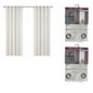 Pack x2 cortinas de 140x240cm con 8 ojales - Crema 35