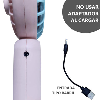 Potente Mini Ventilador portátil 1 velocidad