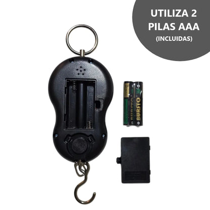 Balanza Báscula de Mano Maletas con pantalla Digital hasta 50 kg