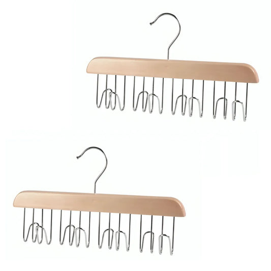 Pack x2 ganchos para ropa perchas colgadores organizadores