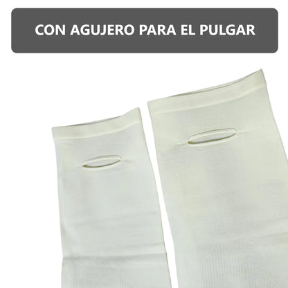 Pack x2 mangas protectoras para brazo y mano con protección UPF