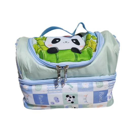 Lonchera térmica infantil con doble compartimento - Diseño Kawaii