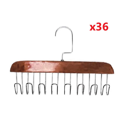 Pack x36 ganchos para ropa perchas colgadores organizadores