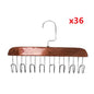 Pack x36 ganchos para ropa perchas colgadores organizadores