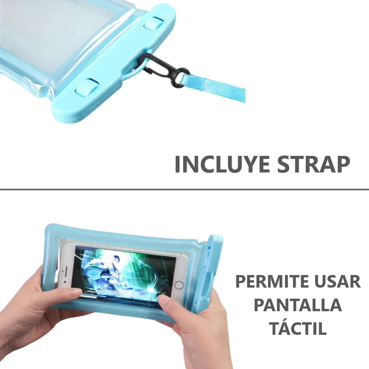 Funda de teléfono impermeable