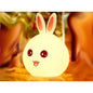 Lámpara de Conejito de Silicona Inalámbrica LED Nocturna