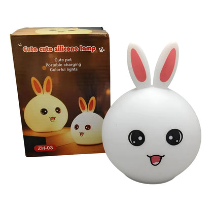 Lámpara de Conejito de Silicona Inalámbrica LED Nocturna