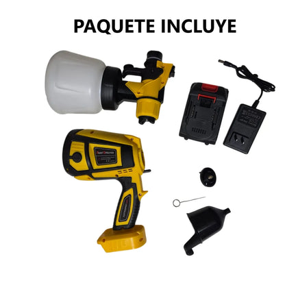 Pistola pulverizadora portátil recargable
