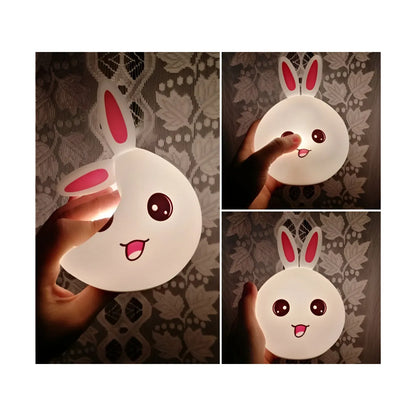 Lámpara de Conejito de Silicona Inalámbrica LED Nocturna