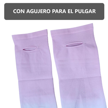 Pack x2 mangas protectoras para brazo y mano con protección UPF
