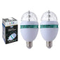 Pack x2 Focos LED De Colores Giratorio Para Socket Estándar