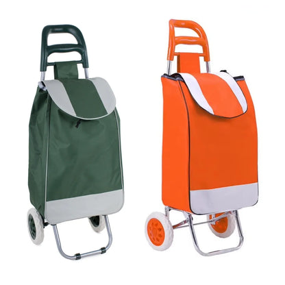 Pack x2 Carretas coches de mercado para transporte hasta 40kg