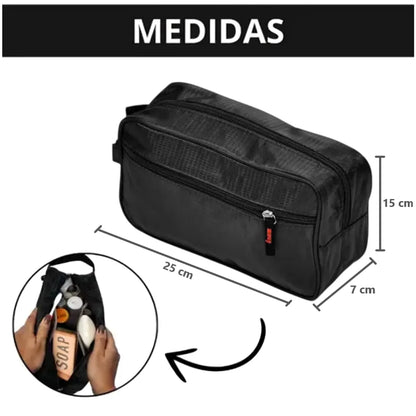 Neceser Organizador de Viaje con Asa Diseño Color Entero