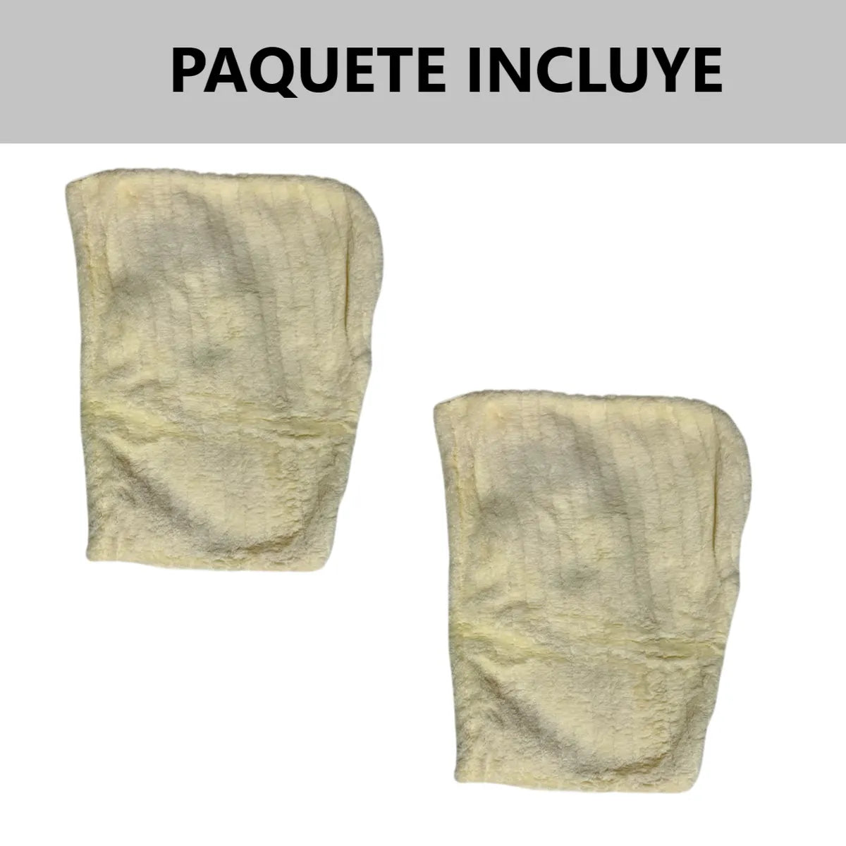 Pack x2 Toallas microfibra absorbente para cabello