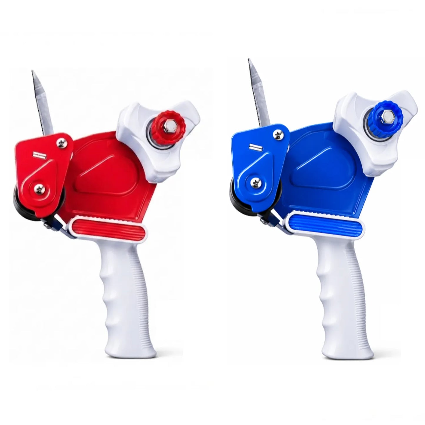 Pack x2 Dispensadores de cinta de embalar - Rojo y Azul