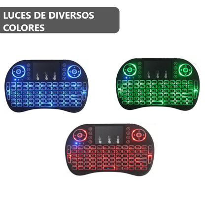 Mini Teclado Hasta 10m Inalámbrico USB Smart Tv- Tv Box- Pc- Laptop