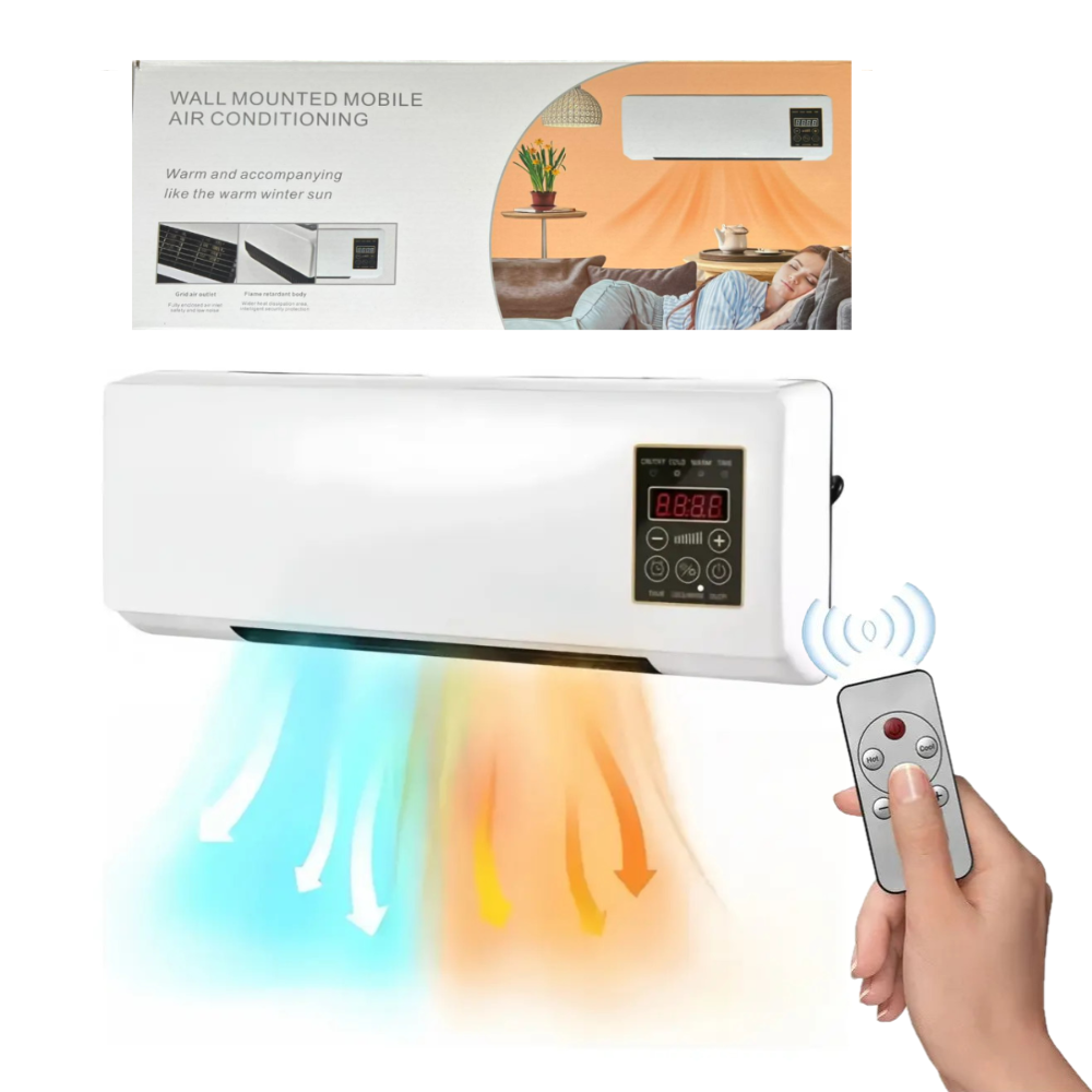 Calefactor Climatizador Eléctrico De Pared 2 En 1
